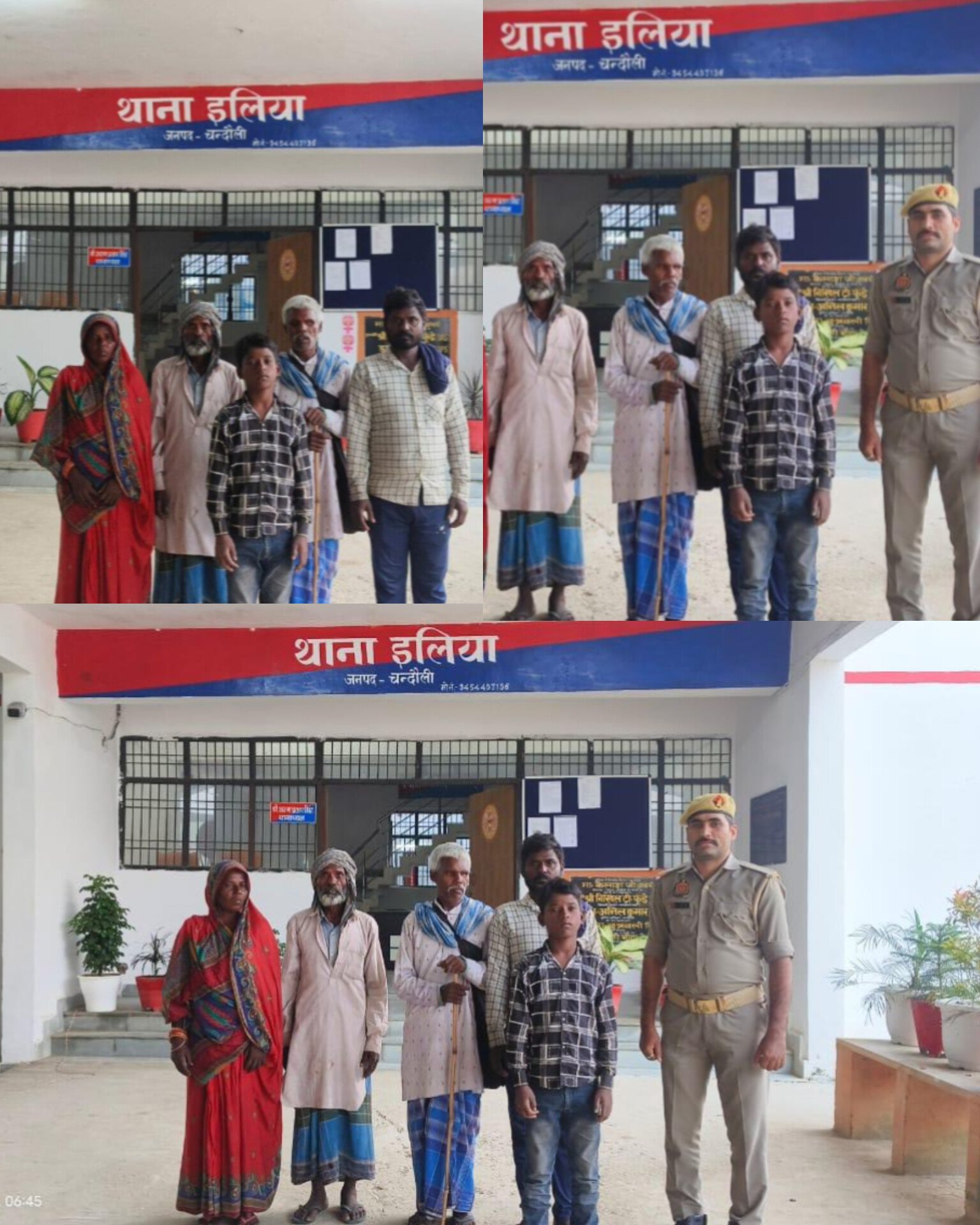 बिहार के सुपौल से रास्ता भटकऱ इलिया पहुंचा मासूम, इलिया पुलिस ने सकुशल परिजनों को सौंपा, चेहरे पर लौटी मुस्कान