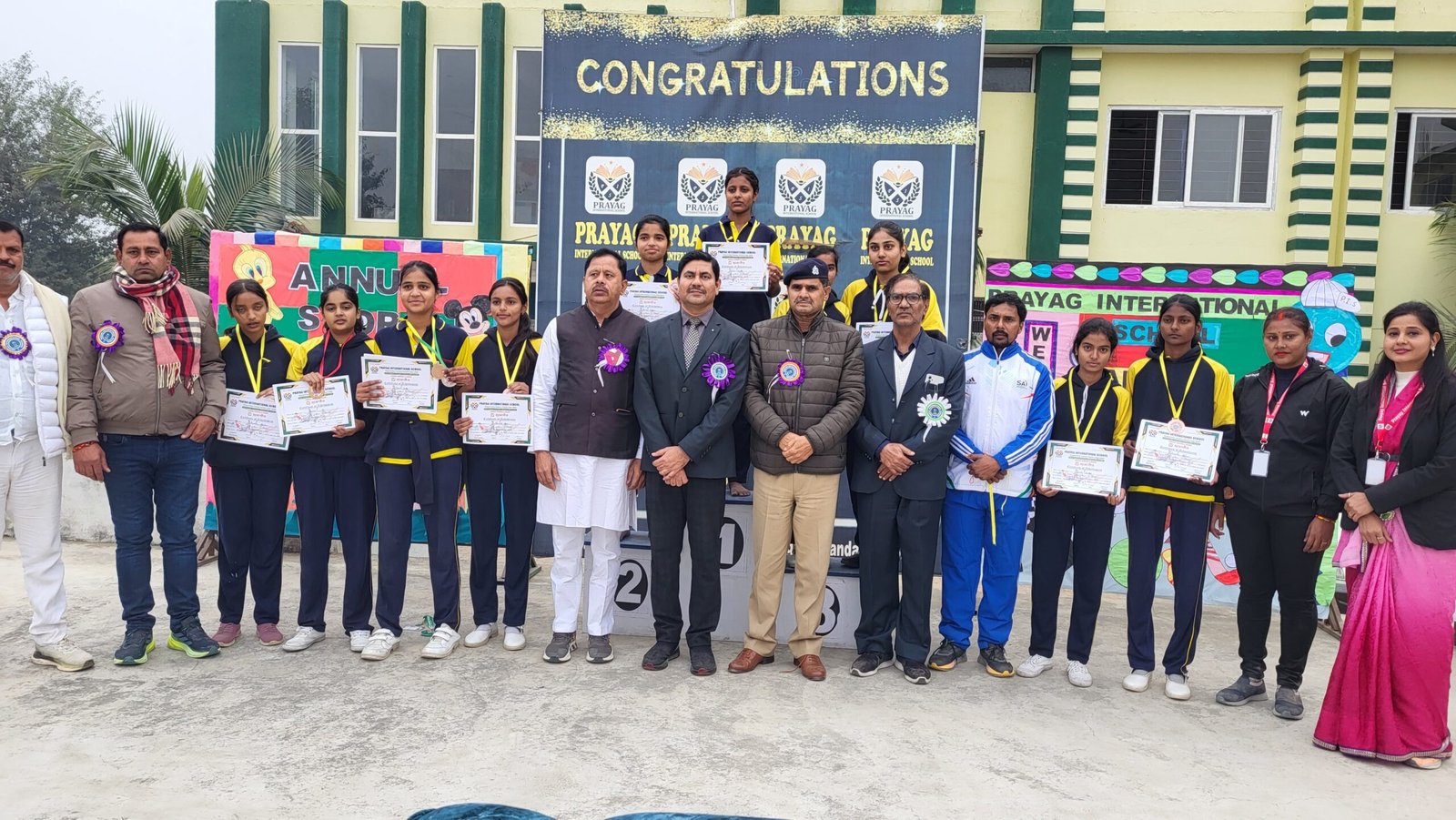 प्रयाग इंटरनेशनल स्कूल में मना छठवां वार्षिक खेल उत्सव, रेड हाउस बना ओवरऑल चैंपियन