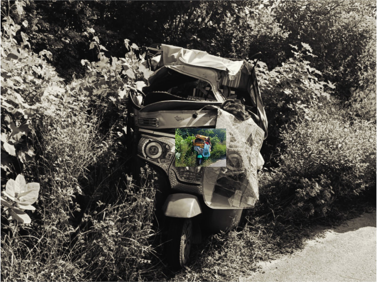 चंदौली में सड़क हादसे का दिन: नौगढ़ इलाके में अनियंत्रित ऑटो पलटने से चालक की मौत, दूसरे की हालत गंभीर, ट्रामा सेंटर रेफर