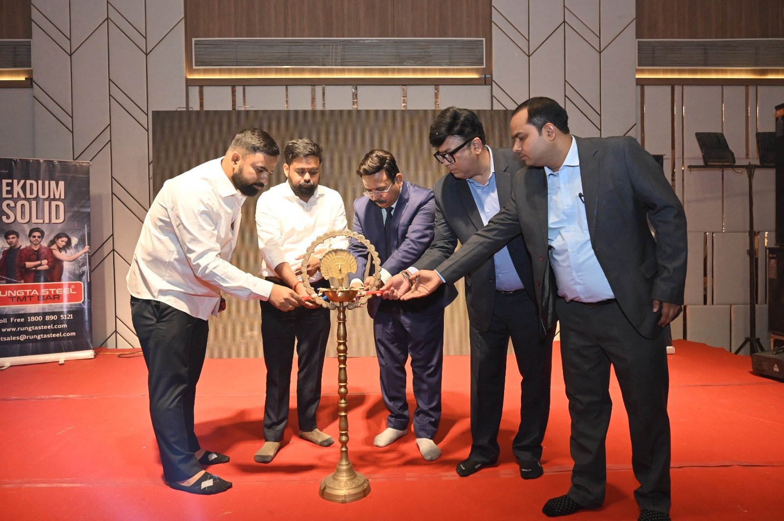 रूंगटा स्टील की डीलर मीट में गुणवत्ता और तकनीक पर जोर, 200 से अधिक डीलर्स जुटे