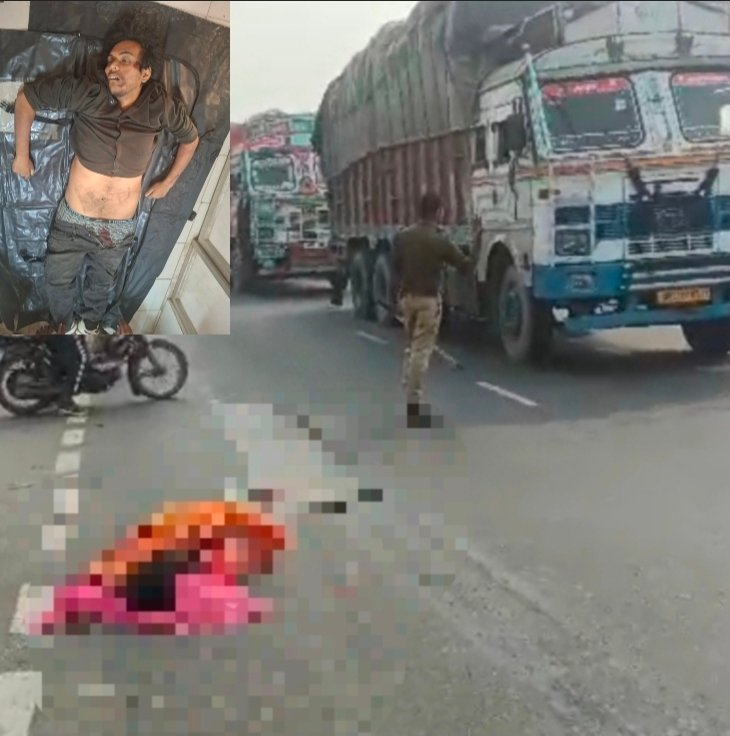 Chandauli News: चंदौली में ट्रेलर ने मारी जोरदार टक्कर, स्कूटी सवार युवक की दर्दनाक मौत: वाहन सहित चालक फरार