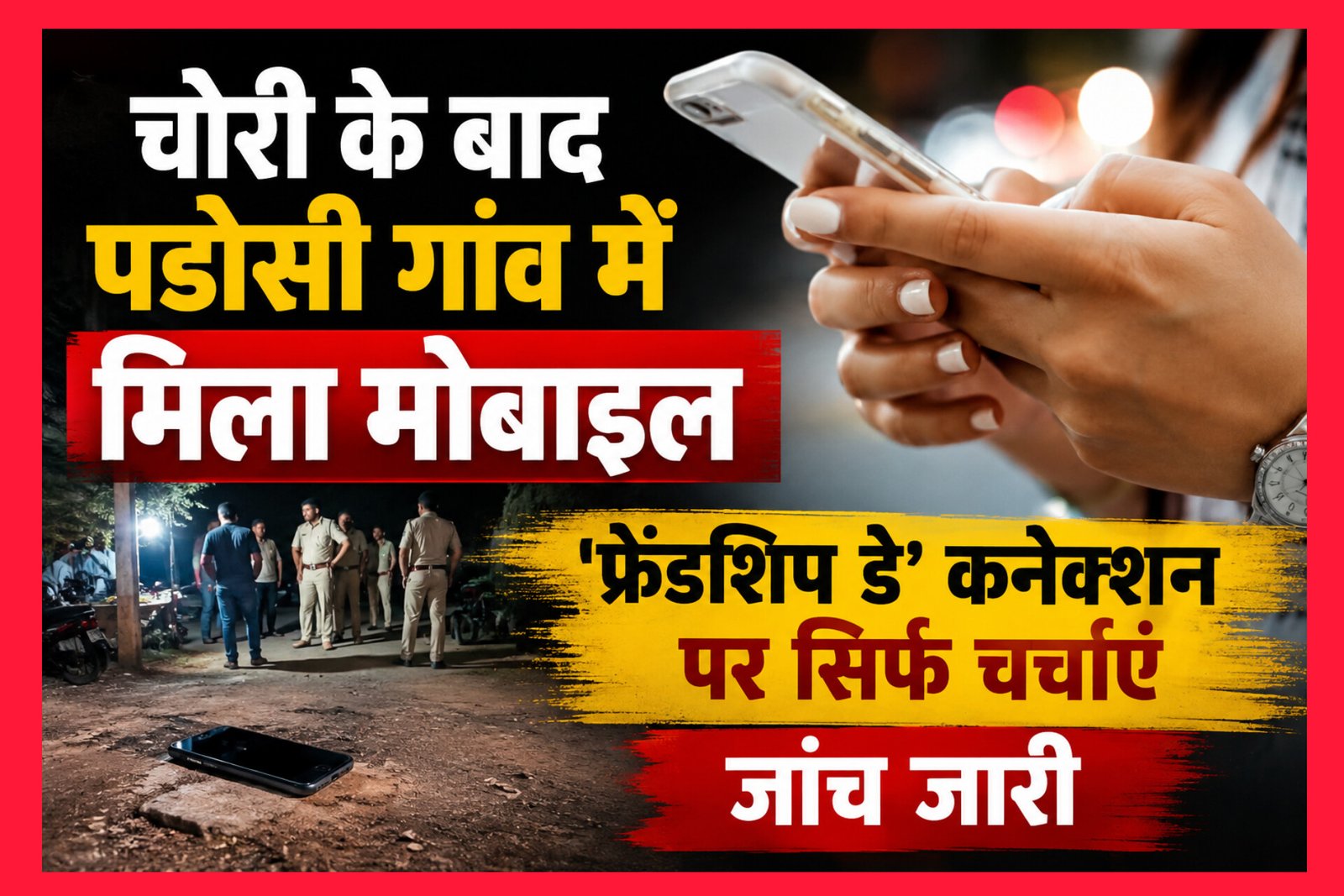Chandauli News: चंदौली में चोरी के बाद पड़ोसी गांव में मिला मोबाइल, फ्रेंडशिप डे की चर्चाओं ने बढ़ाया सस्पेंस, जांच पड़ताल में जुटी सदर कोतवाली पुलिस