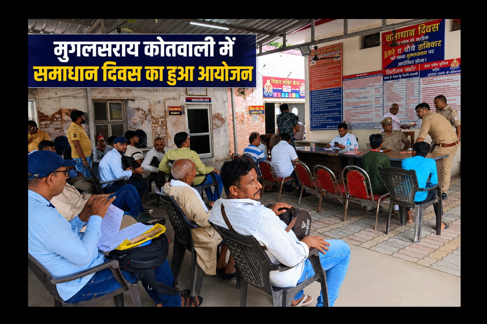 Chandauli News : मुगलसराय कोतवाली परिसर में नवागत एसडीएम के सामने पहुंचीं 12 शिकायतें, मौके पर सिर्फ एक का समाधान; अलीनगर में तीन मामलों का निस्तारण