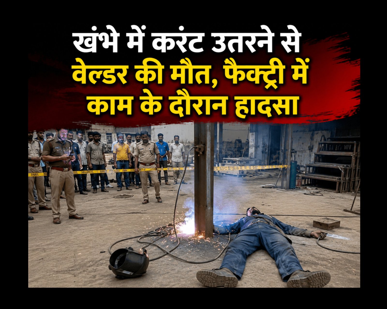 Chandauli News: खंभे में करंट उतरने से वेल्डर की मौत, फैक्ट्री में काम के दौरान हादसा, परिजनों में मचा कोहराम