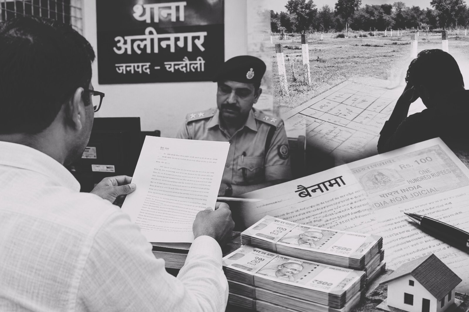 Chandauli News: जमीन के नाम पर 59.33 लाख की धोखाधड़ी का आरोप, फर्जी बैनामा कराने के मामले में अलीनगर थाने में FIR दर्ज, पीड़ित की शिकायत पर राजीव कुमार पाण्डेय के खिलाफ मुकदमा दर्ज