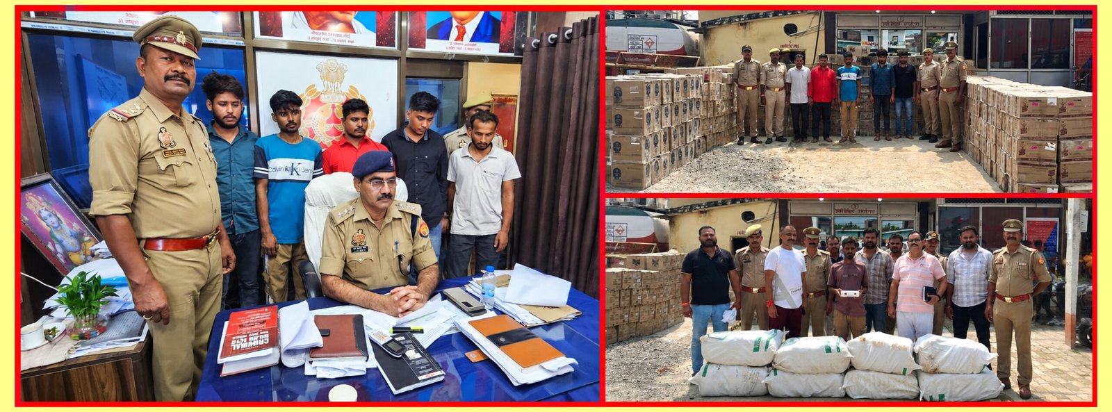 Chandauli News: चंदौली में शराब-गांजा तस्करी पर बड़ा वार! स्वाट/ सर्विलांस और अलीनगर पुलिस की संयुक्त कार्रवाई में 2.45 करोड़ का माल बरामद, शराब ट्रक-गांजा कंटेनर पकड़ा, 6 तस्कर गिरफ्तार