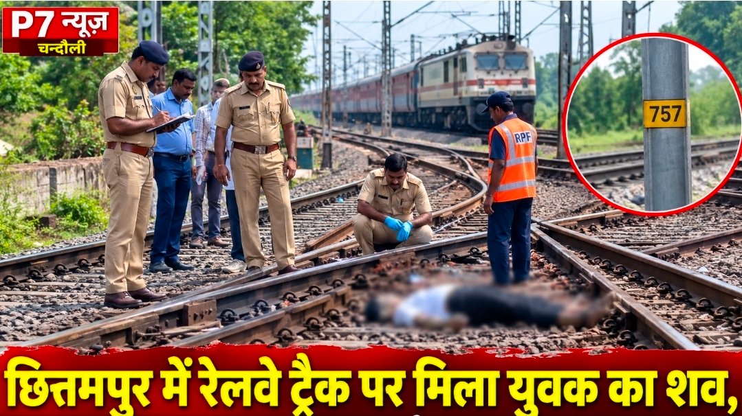 Chandauli News: चंदौली के छित्तमपुर में रेलवे ट्रैक पर मिला युवक का शव, इलाके में मची सनसनी; मौके पर पहुंची पुलिस