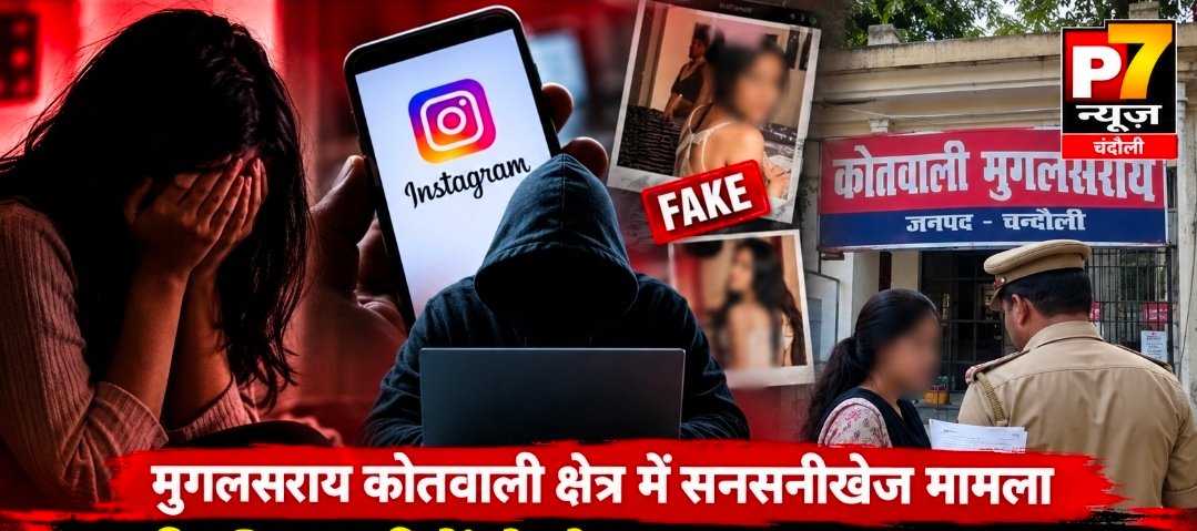 Chandauli News: मुगलसराय कोतवाली क्षेत्र में युवती की तस्वीरों से छेड़छाड़ का आरोप, फर्जी इंस्टाग्राम अकाउंट बनाकर अश्लील फोटो पोस्ट करने की शिकायत, पीड़िता ने पुलिस से लगाई न्याय की गुहार
